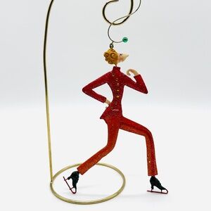 Marquis by Waterford Giddie Glam Ice Skater Christmas Ornament 2004